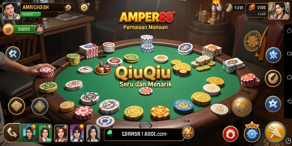 Gameplay QiuQiu yang menarik dan kompetitif di AMPER88.