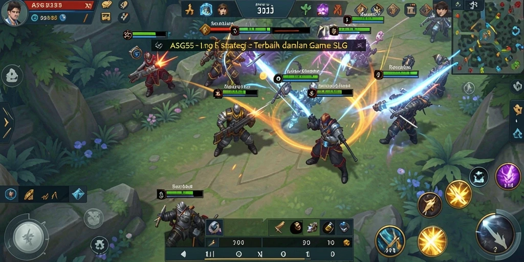 Tangkapan layar utama ASG55 menampilkan aksi pertempuran yang mendebarkan dalam gameplay SLG.