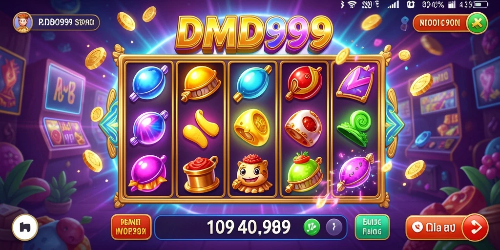 Gameplay menarik DMD999 dengan putaran Slot yang mendebarkan.