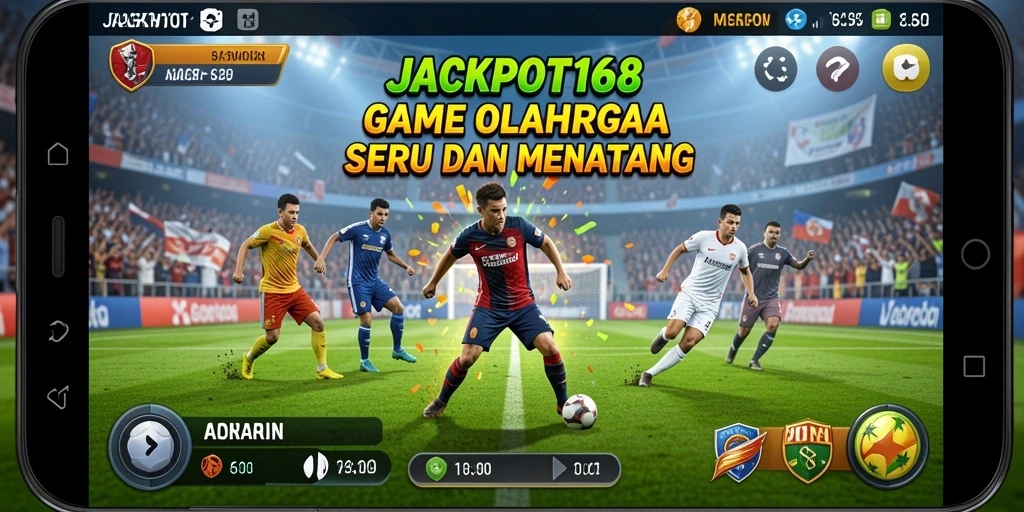 Tampilan gameplay JACKPOT168 yang seru dan interaktif.
