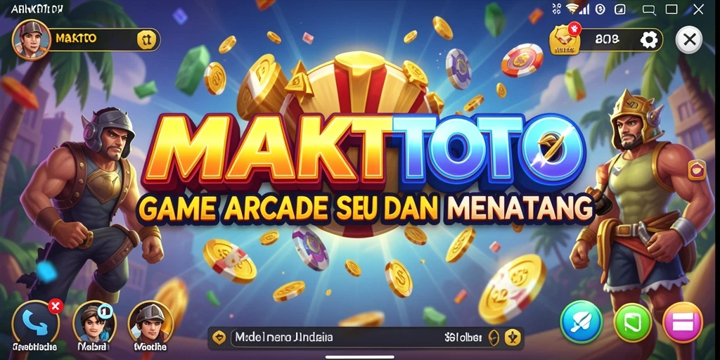Screenshot MAKTOTO menampilkan gameplay yang mendebarkan di level menantang.