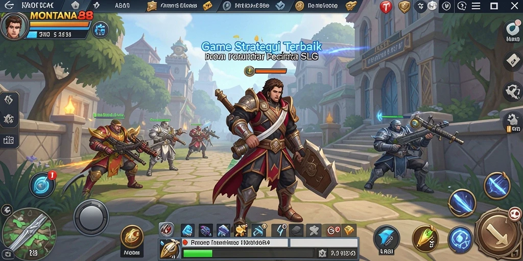 Tampilan gameplay MONTANA88 dengan strategi dan pertempuran yang menarik.
