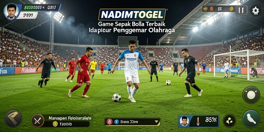 Tampilan gameplay seru dari <strong>NADIMTOGEL</strong> dengan aksi sepak bola penuh semangat.
