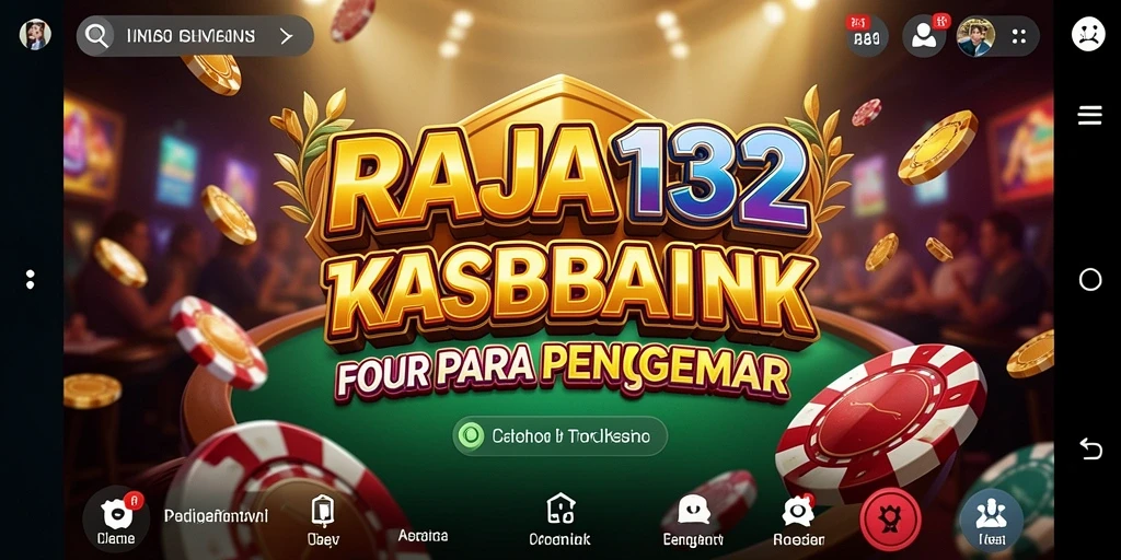 Screenshot utama RAJA132 menampilkan gameplay Kasino yang menegangkan.