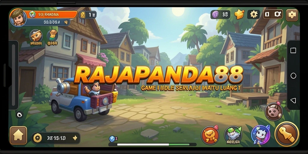 Tampilan gameplay menarik dari RAJAPANDA88 yang menampilkan karakter yang beraksi.