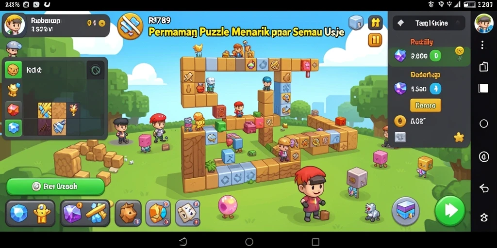Tampilan gameplay RR789 dengan tantangan puzzle yang menarik.